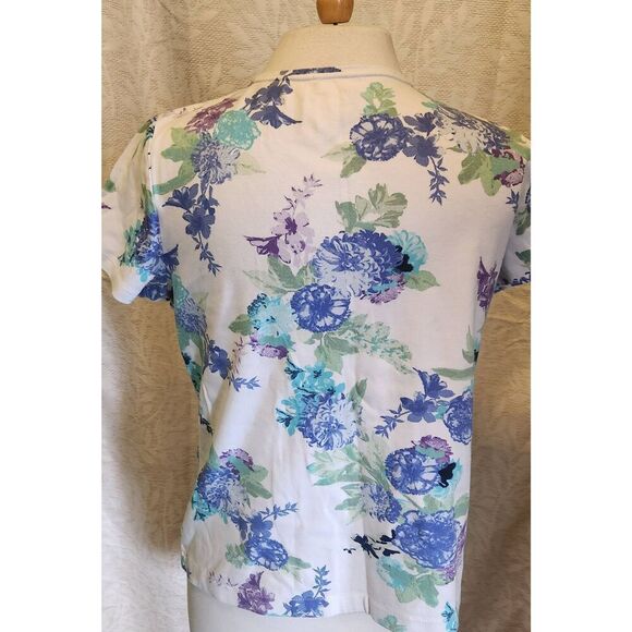 E5 Croft & Barrow floral t shirt - Picture 3 of 5